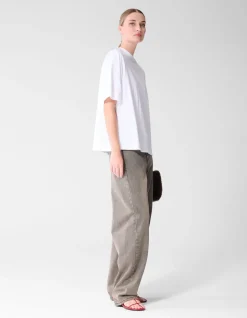Sculpted Barrel Fit Jeans Grijs