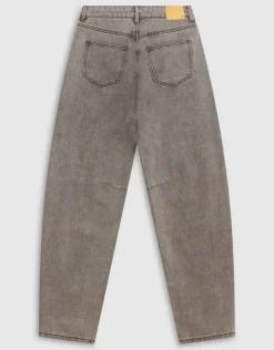 Sculpted Barrel Fit Jeans Grijs