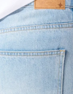 Sculpted Barrel Fit Jeans Lichtblauw