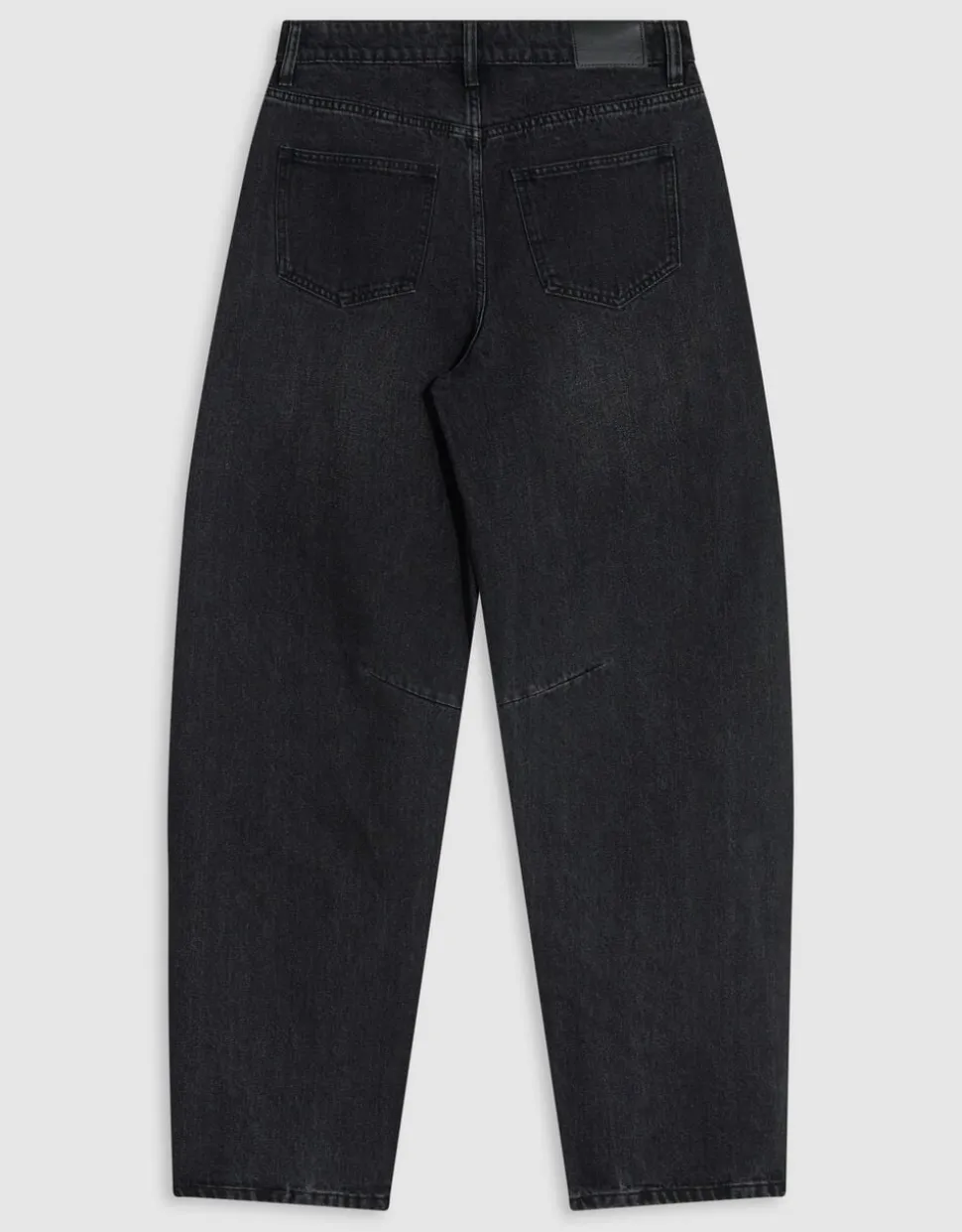 Sculpted Barrel Fit Jeans Zwart