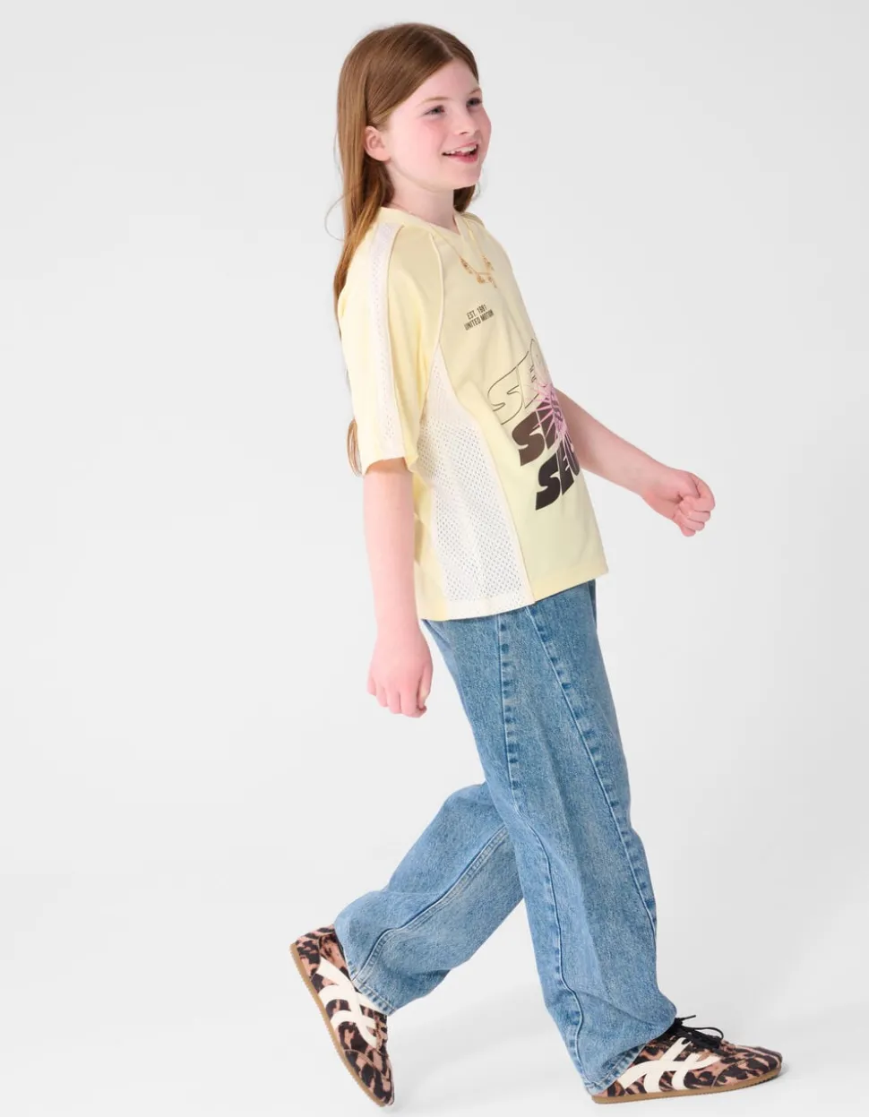 Seam Barrel Fit Jeans Blauw