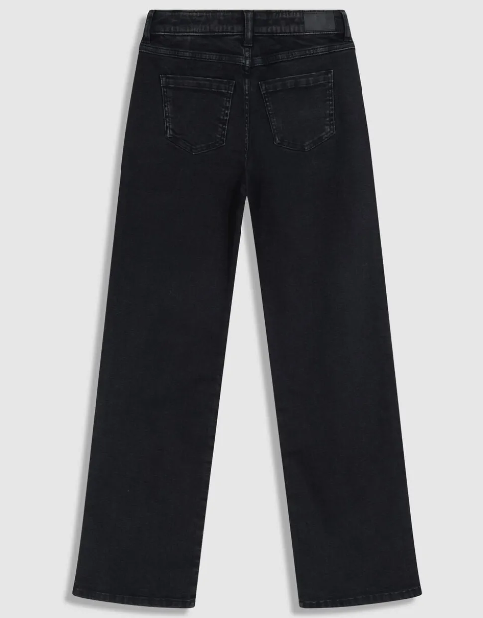 Shiny Heart Wide Leg Fit Jeans Zwart