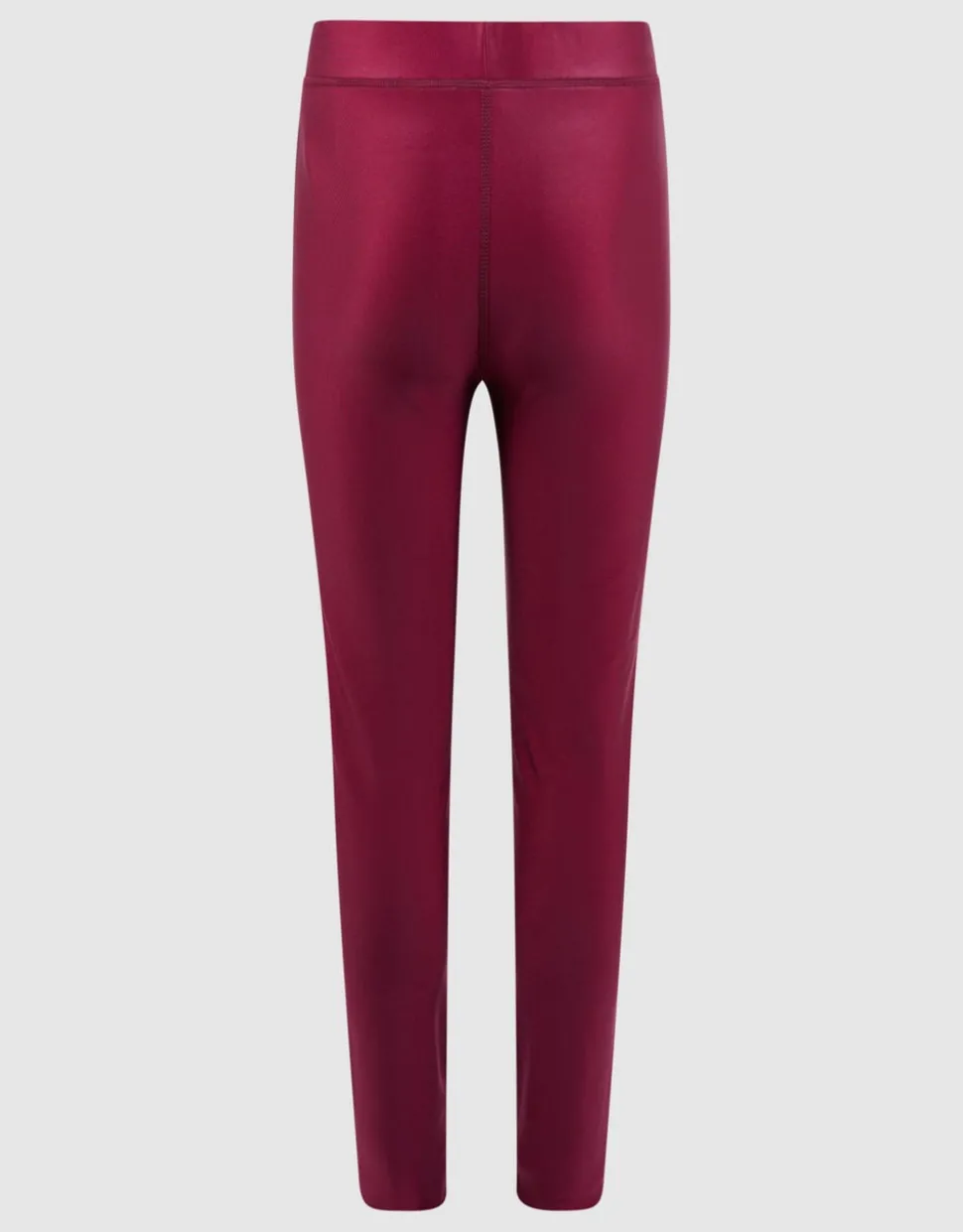 Shiny Legging Donkerrood