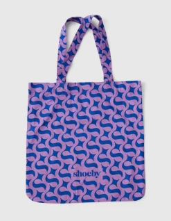 Shoeby Logo Shopper Blauw/Paars