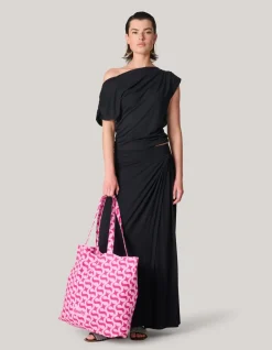 Shoeby Logo Shopper Roze
