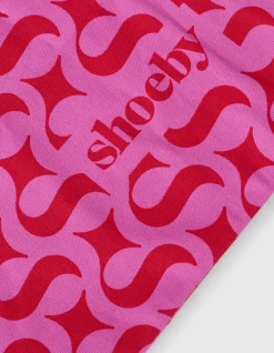 Shoeby Logo Shopper Roze/Rood