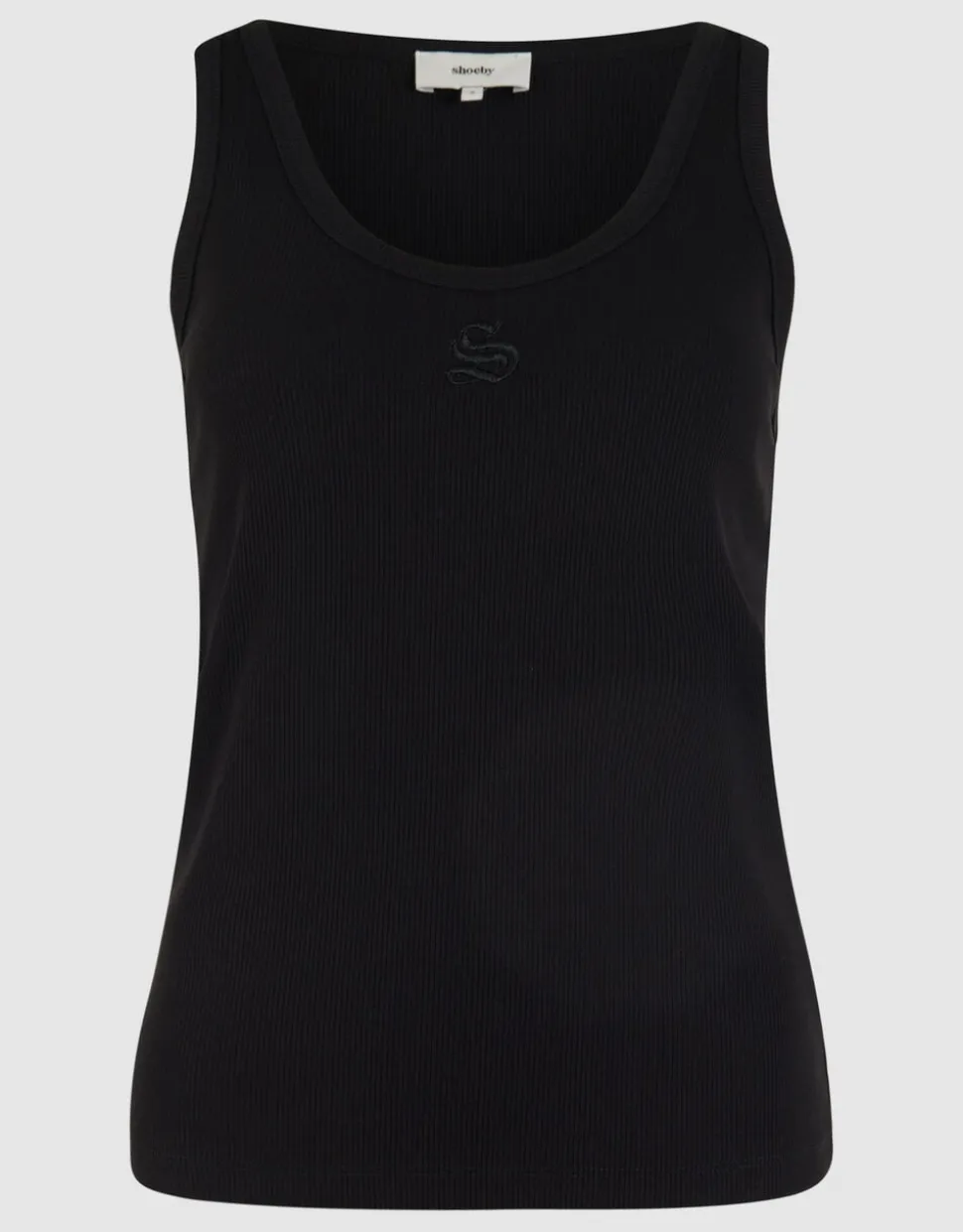 Shoeby Logo Tanktop Zwart