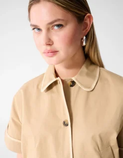 Short Sleeve Embroidery Jack Zand