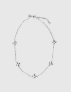 Small Flower Ketting Zilver