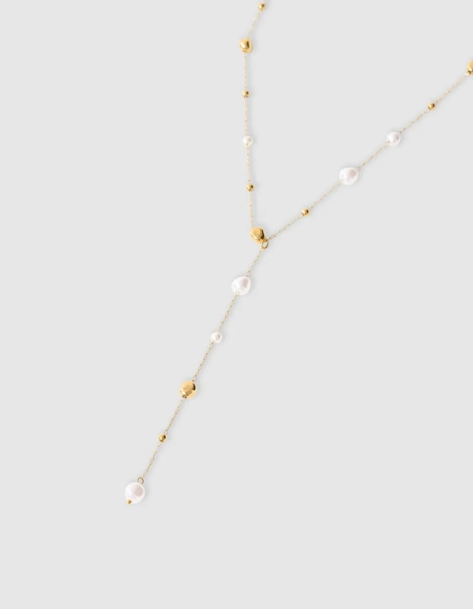Small Pearl Ketting Goud