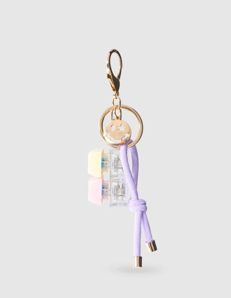 Smile Click Sleutelhanger Paars