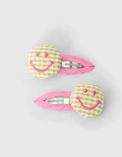 Smile Hairclip Roze
