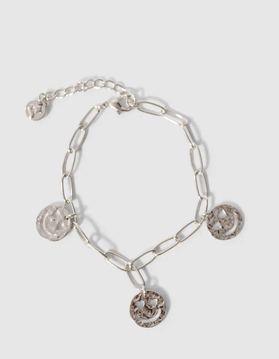Smiley Armband Zilver