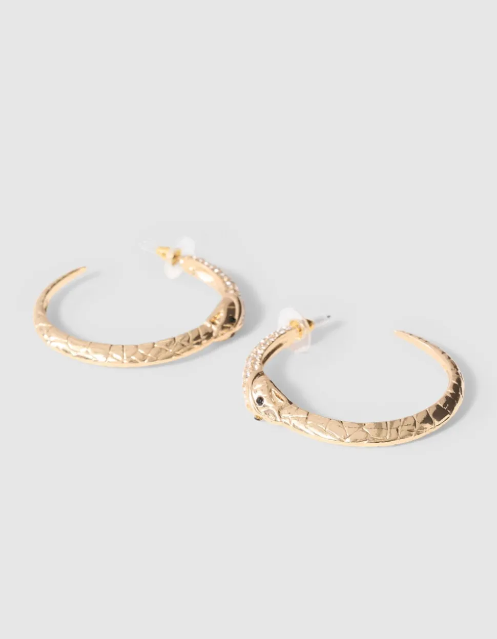 Snake Hoop Oorbellen Goud