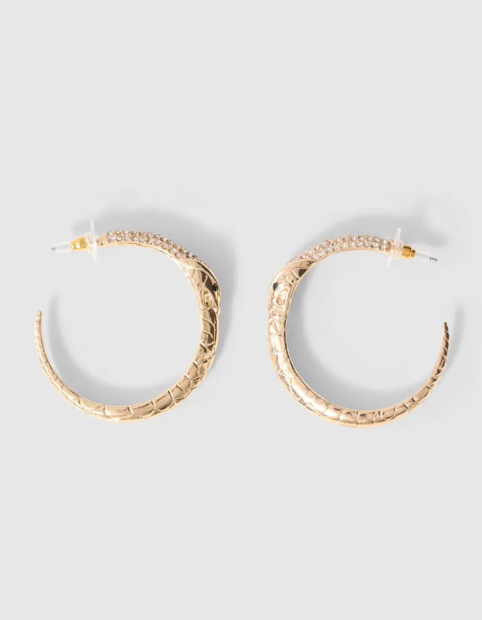 Snake Hoop Oorbellen Goud