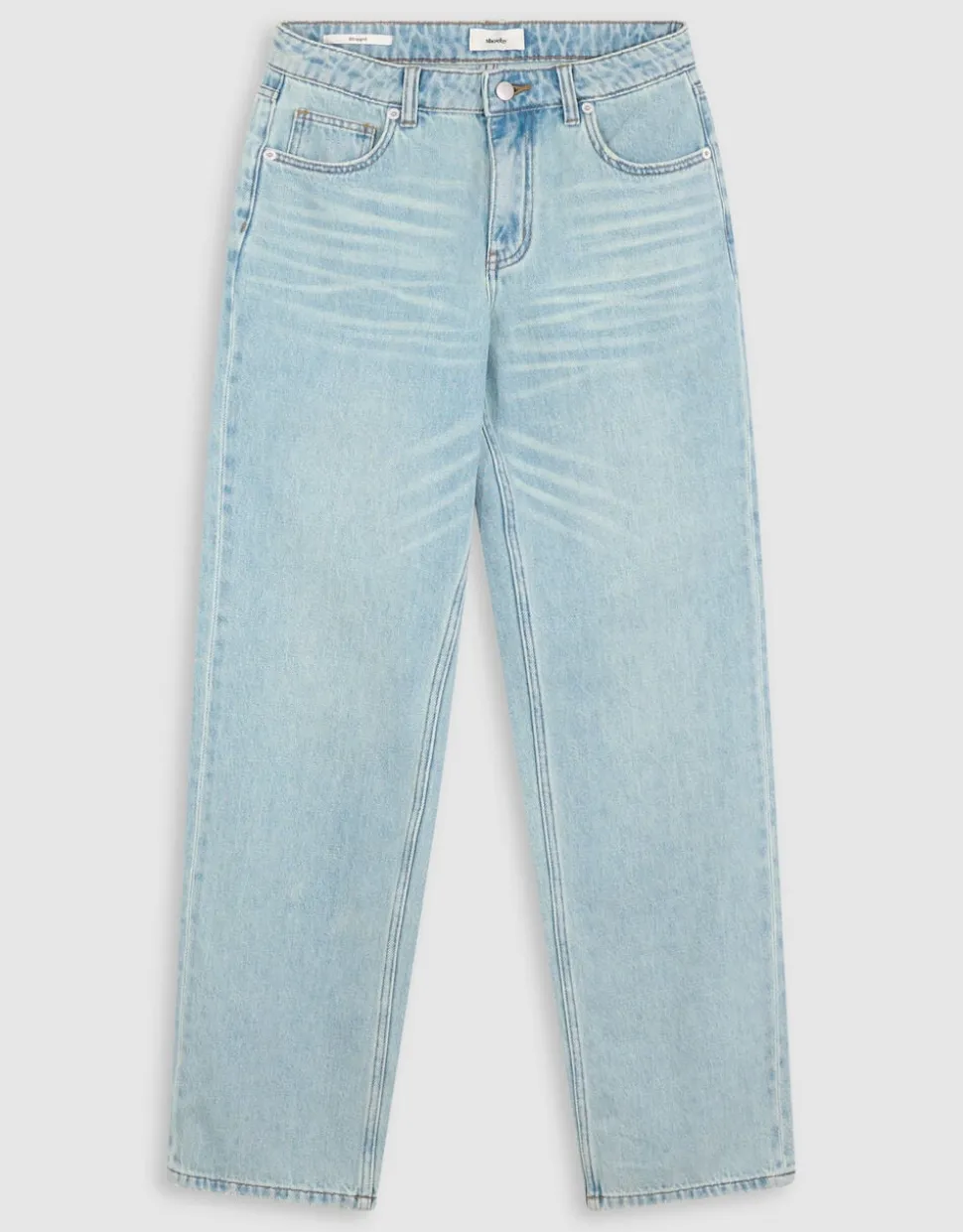 Soft Straight Fit Jeans Bleached