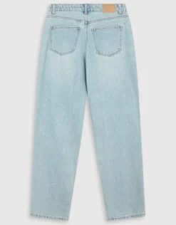 Soft Straight Fit Jeans Bleached
