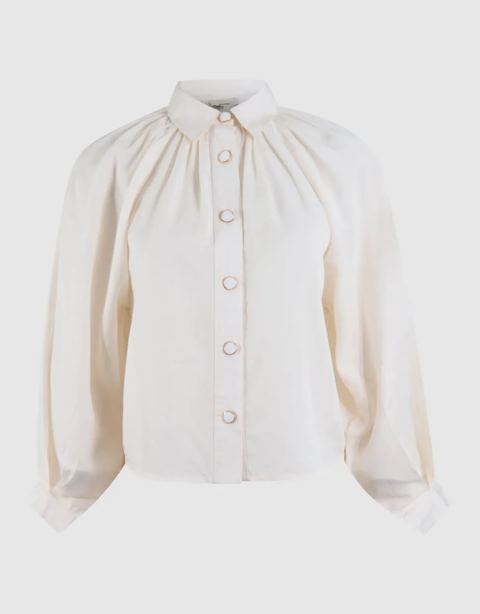 Soft Twill Blouse Gebroken Wit