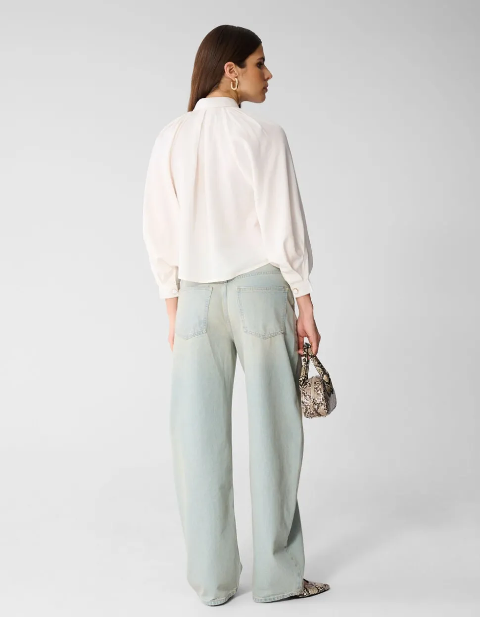 Soft Twill Blouse Gebroken Wit