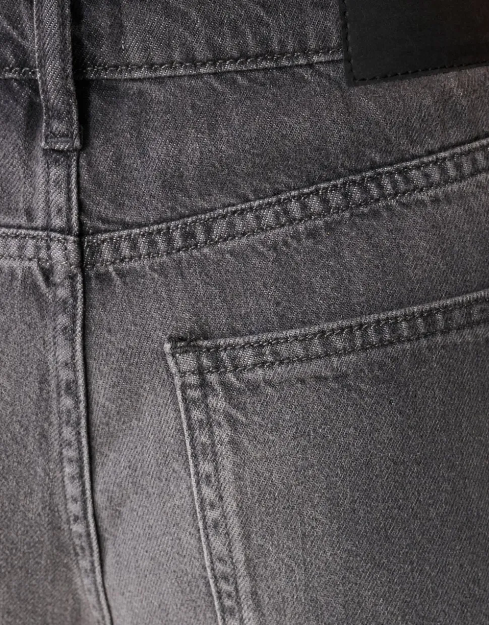 Soft Wide Leg Fit Jeans Grijs