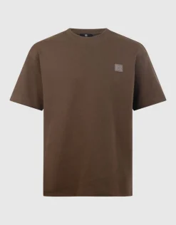 Spark Label T-shirt Donkerbruin
