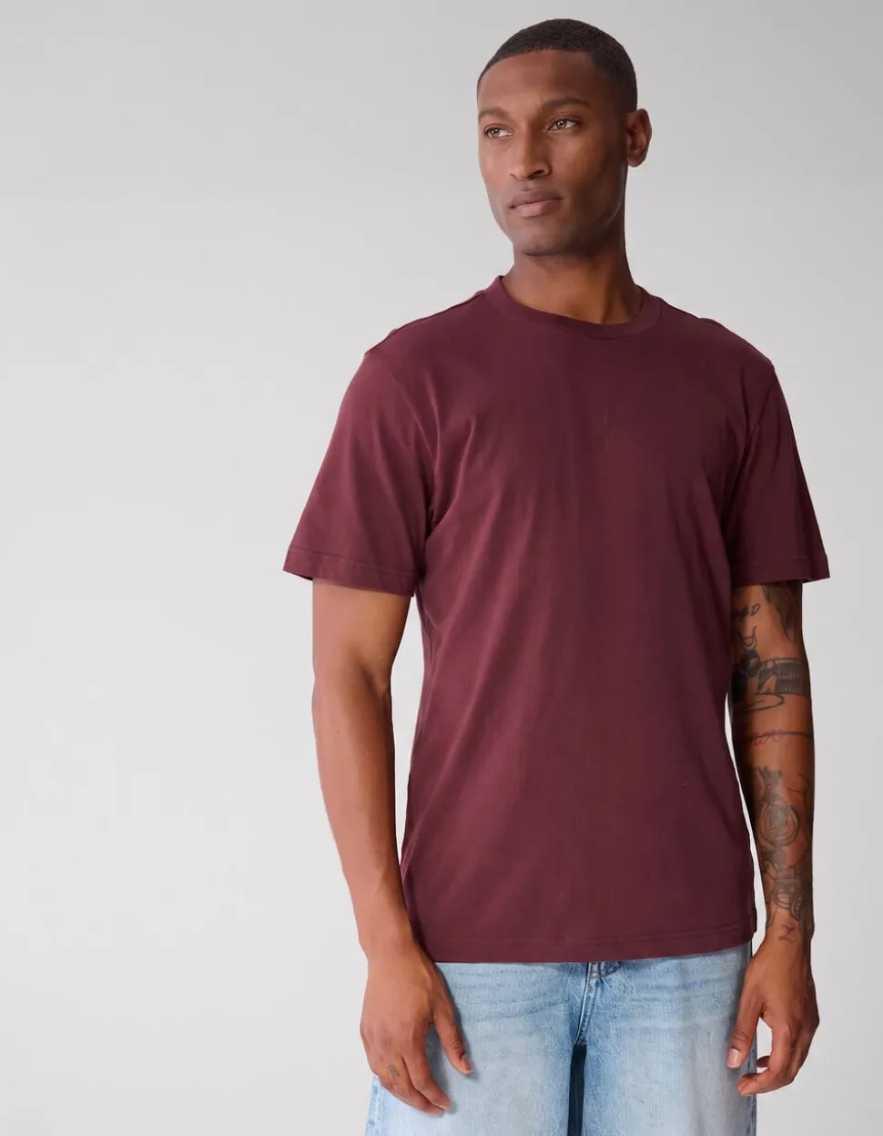 Sparkle Artwork T-shirt Donkerrood