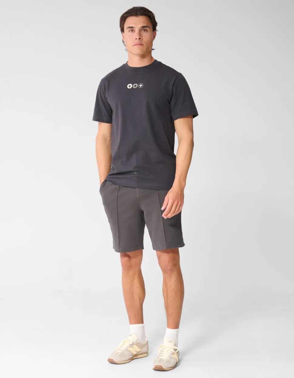 Spark Logo Artwork T-shirt Donkergrijs