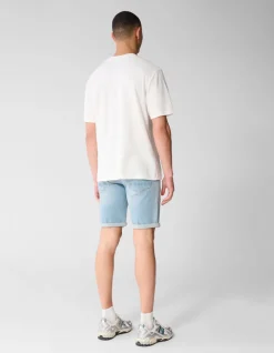 Spark Structuur T-shirt Gebroken Wit