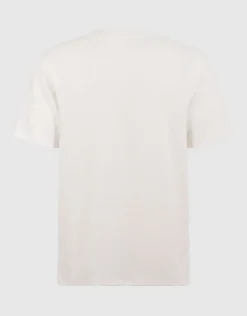 Spark Structuur T-shirt Gebroken Wit