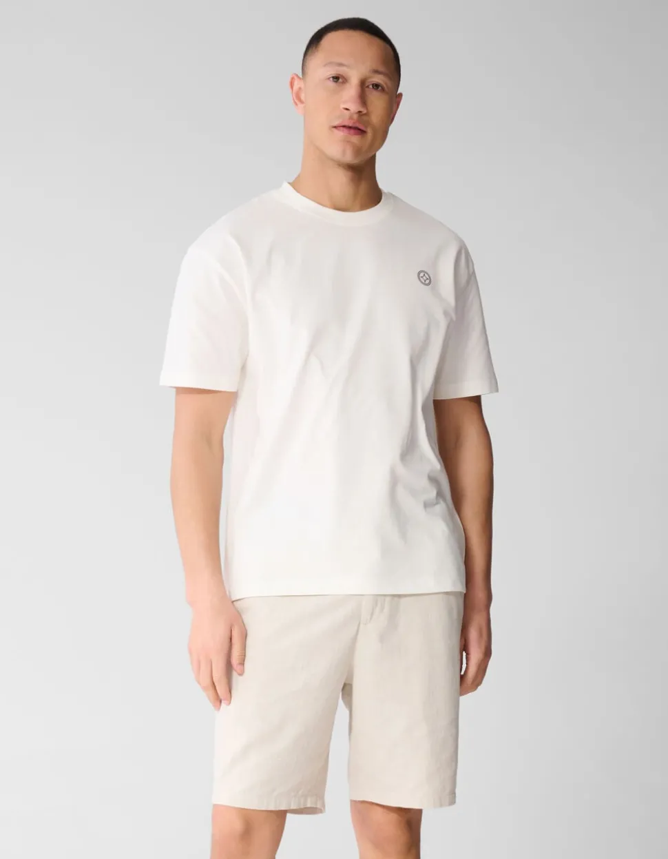 Spark T-shirt Gebroken Wit