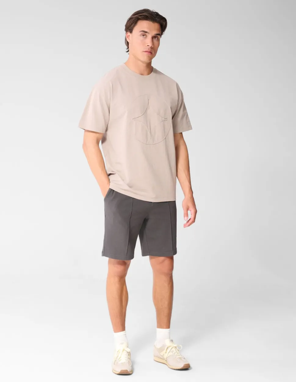 Spark T-shirt Lichtbruin