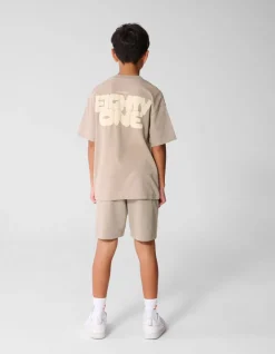 Spark Washed T-shirt Taupe
