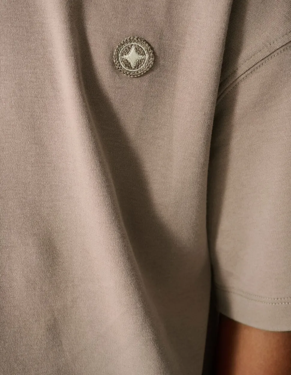 Spark Washed T-shirt Taupe