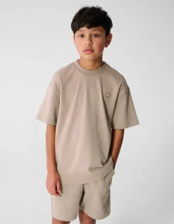 Spark Washed T-shirt Taupe