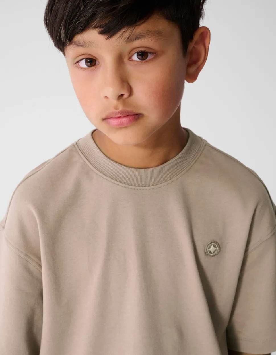 Spark Washed T-shirt Taupe