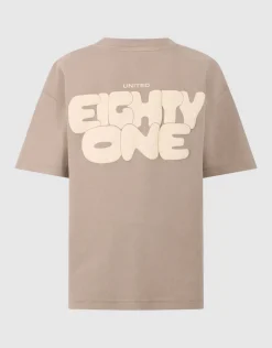 Spark Washed T-shirt Taupe