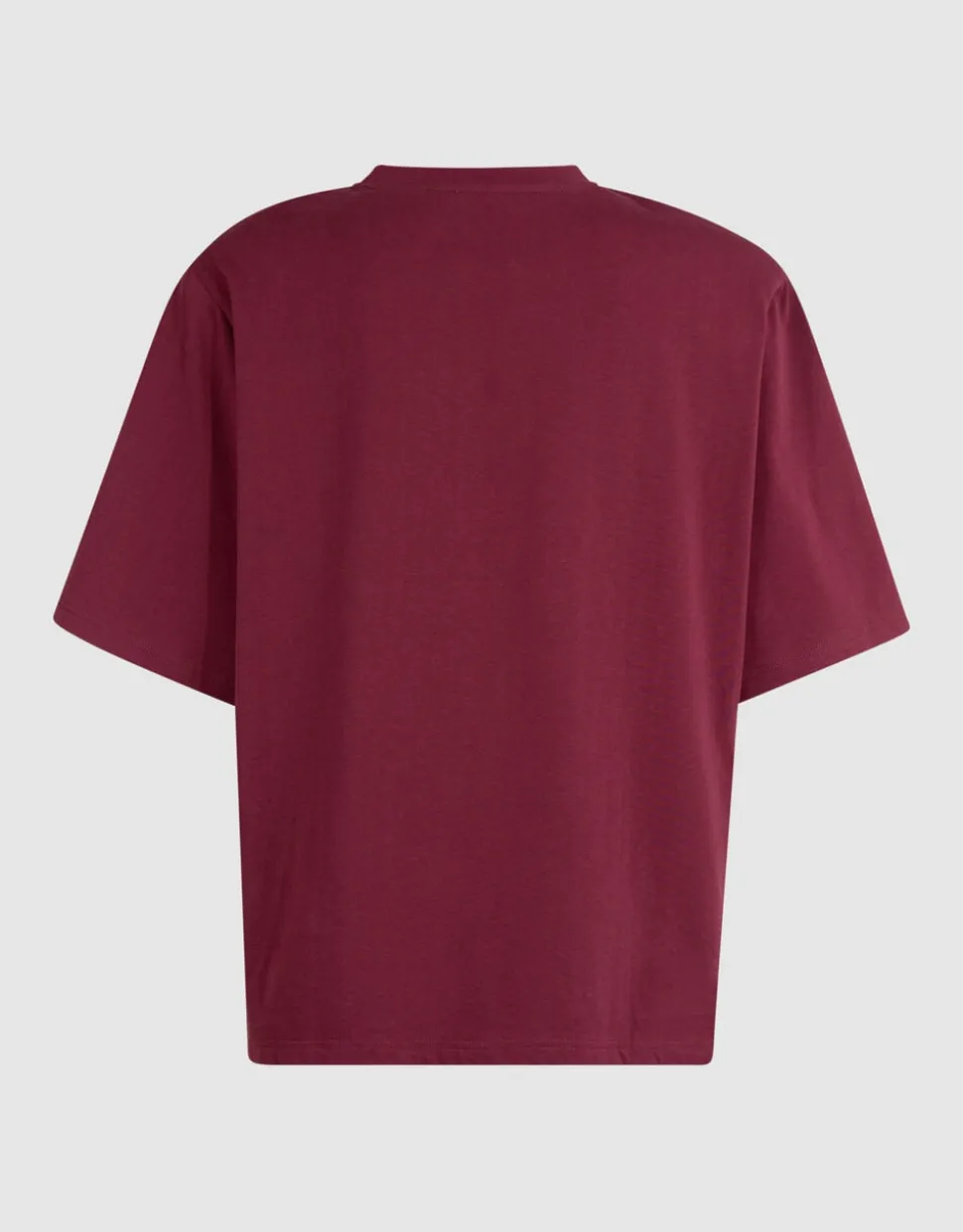Split T-shirt Donkerrood
