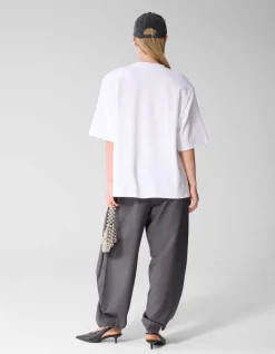 Split T-shirt Wit