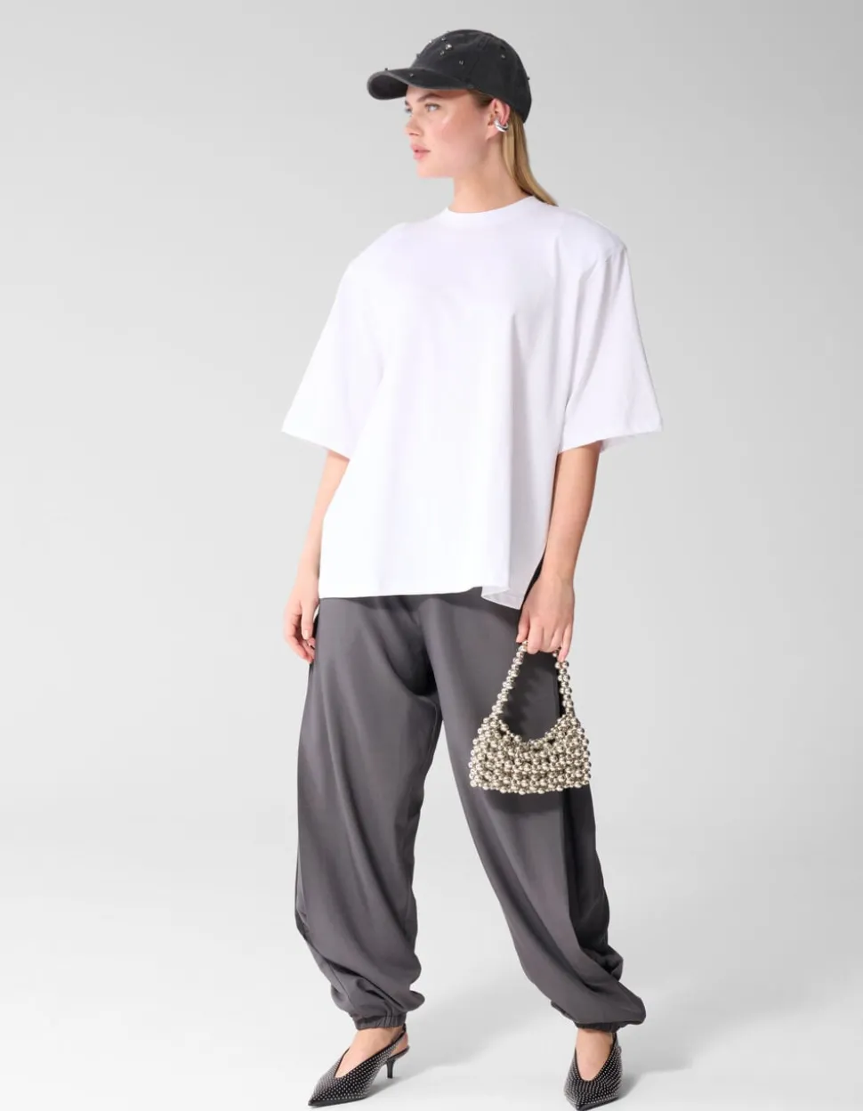 Split T-shirt Wit