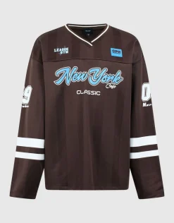 Sport Artwork Longsleeve Donkerbruin