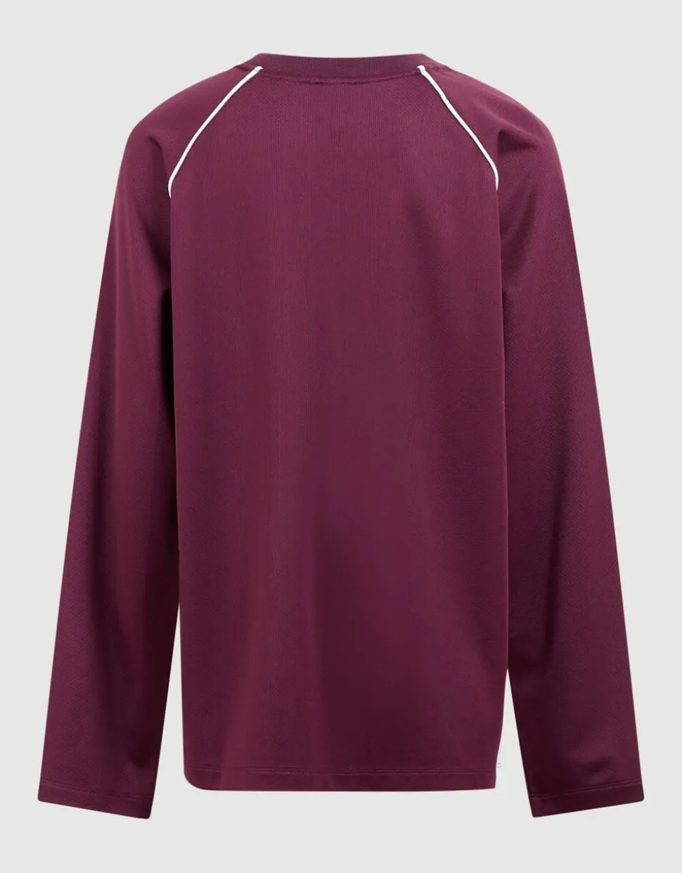 Sporty Longsleeve T-shirt Donkerrood