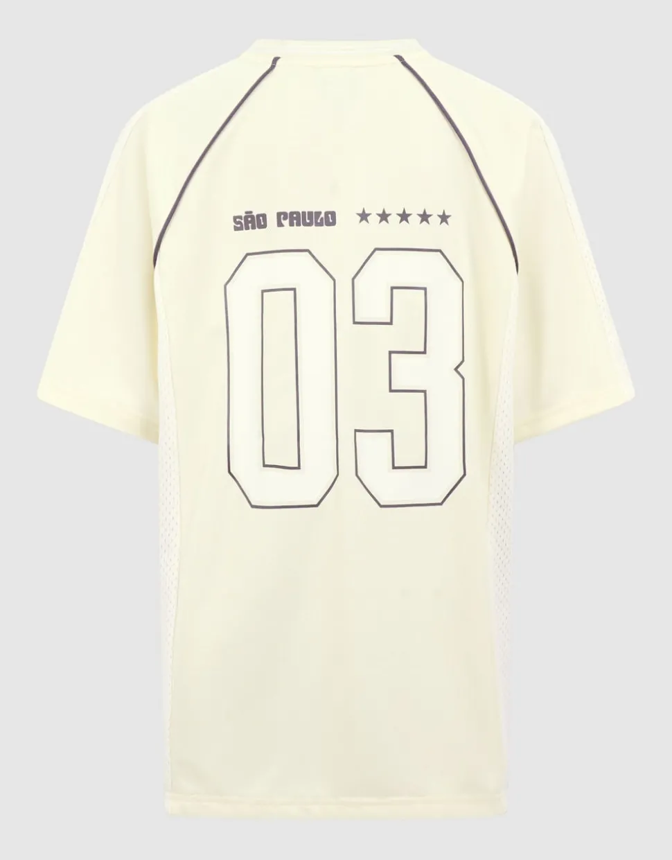 Sporty Oversized T-shirt Lichtgeel