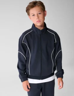 Sporty Piping Jack Donkerblauw