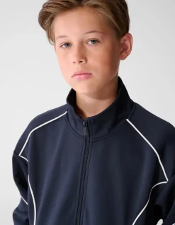 Sporty Piping Jack Donkerblauw