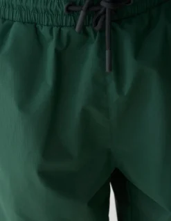 Sporty Piping Short Groen