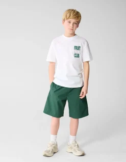 Sporty Piping Short Groen