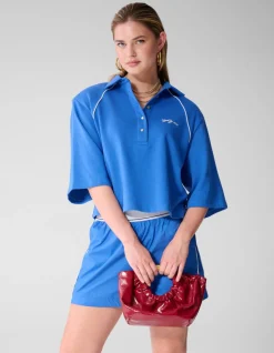 Sporty Polo Blauw