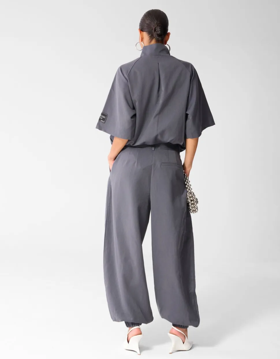 Sporty Suit Broek Grijs
