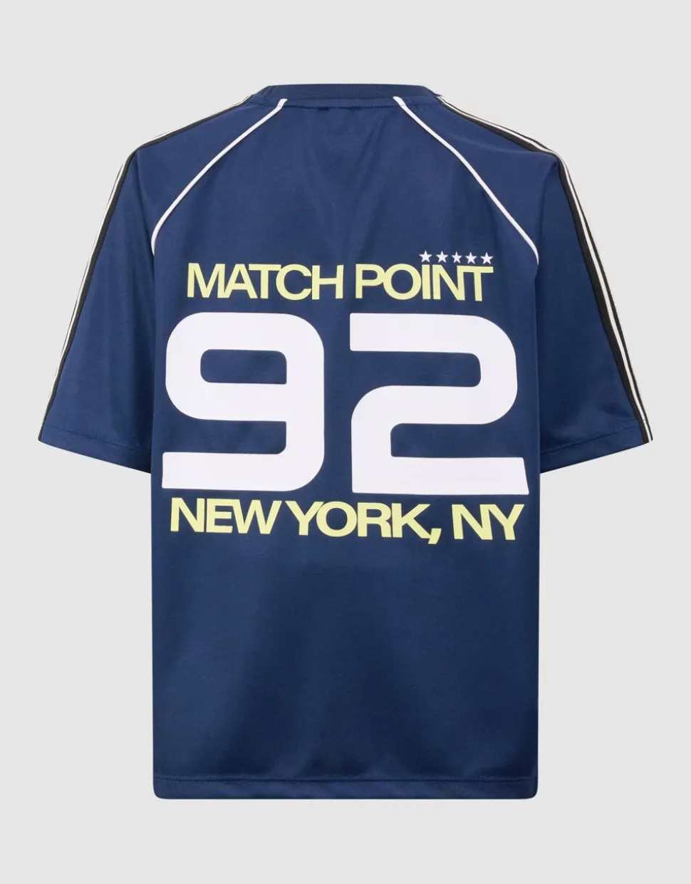 Sporty Tape T-shirt Donkerblauw