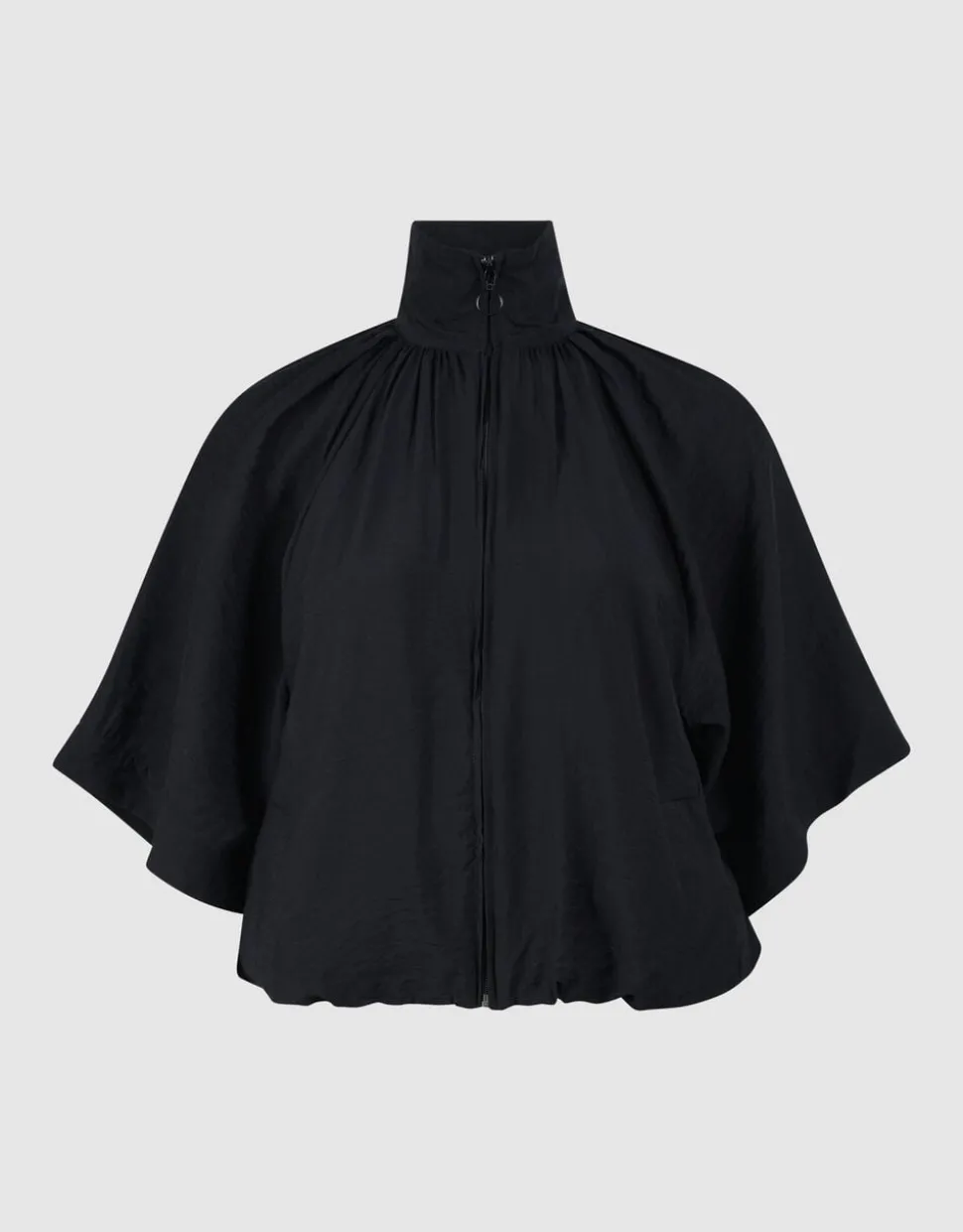 Sporty Tracksuit Blouse Zwart
